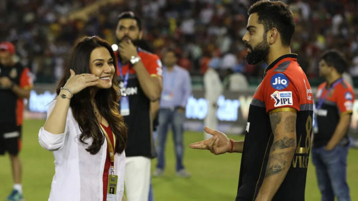 Virat Kohli Preity Zinta